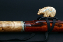 Silver Maple Native American Flute, Minor, Mid G-4, #D13K